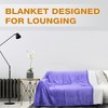 Tirrinia Fleece Wearable Blanket Super Soft Comfy Plush Fleece  for Women Men Throw Wrap Cover Indoors or Outdoors , 55''x 80'' - 2 of 4