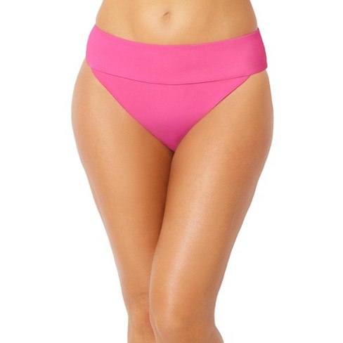Swimsuits For All Women's Plus Size High Cut Cheeky Swim Brief - 12, Orange  : Target