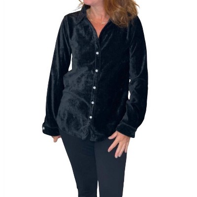 Women's Classic Velvet Shirt - Dylan