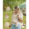 GROWNSY Baby Carrier Newborn to Toddler, Cozy Baby Wraps Carrier, Ergonomic Baby Carrier with Head Support, Cream - 3 of 4
