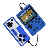 Link Handheld Video Game Console 400 Classic Retro Games Portable Can  Connect To TV Two Players Rechargeable Battery - Blue