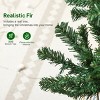 TopComfy Christmas Tree Stands Artificial Christmas Tree with Realistic Branches Christmas Interior Decor for Living Room, Green, 33.07"*9.06"*9.45" - 3 of 4