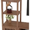 3pcs Entertainment Center with TV Stand & Bookshelves, 2pcs Bookcase Set or Single TV Stand for 70" TVs, for Living Room, Farmhouse Modern Style - 2 of 4