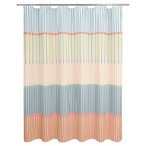 Market Stripe Shower Curtain - Allure Home Creations - 1 of 4