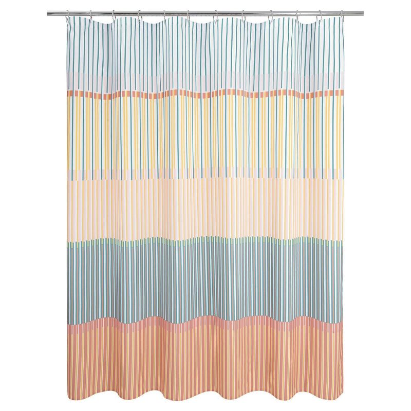 Market Stripe Shower Curtain - Allure Home Creations, 1 of 11
