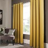 RT Designer Collection Anchorage Blackout Grommet Luxurious Modern Design Curtain Panel 54" x 95" Yellow - 2 of 4