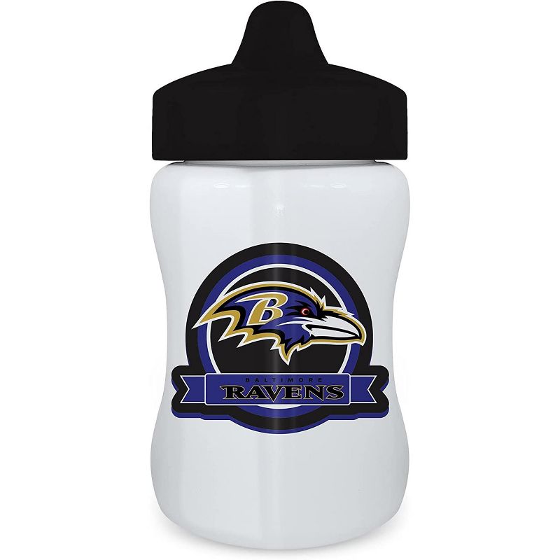 MasterPieces Inc Baltimore Ravens NFL 9oz Baby Sippy Cup, 1 of 3