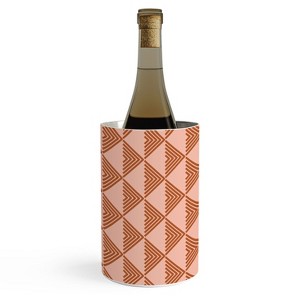June Journal Triangular Lines in Terracotta Wine Chiller - Deny Designs - 1 of 2