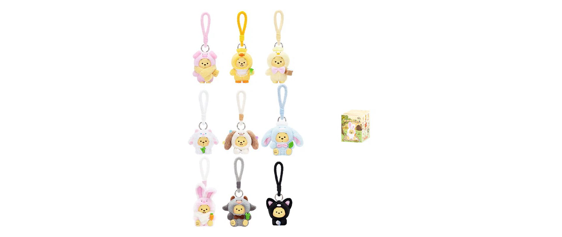 TOP TOY Disney Winnie the Pooh Happy Farm Series Plush Figure Blind Box