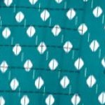 tropical teal diamond geo