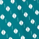 tropical teal diamond geo