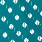 tropical teal diamond geo