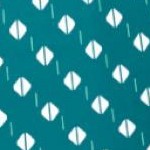 tropical teal diamond geo