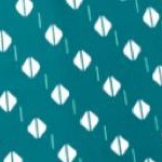 tropical teal diamond geo