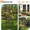 VINGLI Outdoor Yard Windmill, Wooden Wind Spinner for Garden Lawn Yard Patio Decoration, Large - 3 of 4
