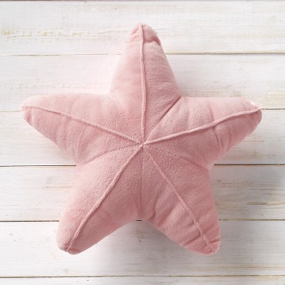 Lakeside Starfish Shape Plush Pillow - Coastal Bedroom Accent for Kids