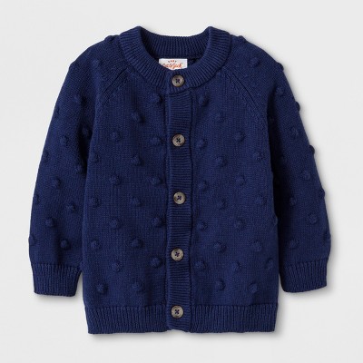 blue baby sweater