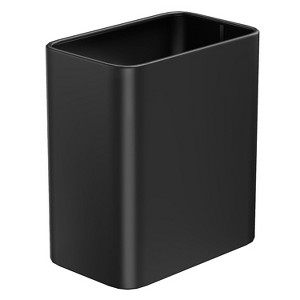 Aoibox Small Bathroom Trash Can 2.1 Gallon Wastebasket, Modern Metal Garbage Can Office Waste Bin for Bedroom, Home Office, Toilet, RV, Near Desk - 1 of 4