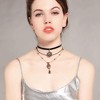 Layered Star Choker Necklace Celestial Inspired Jewelry for Women - 2 of 4