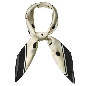 INSPIRE CHIC Women's Polka Dot Square Neckerchief Headband 27.56*27.56 inches(L*W) - 1 of 4