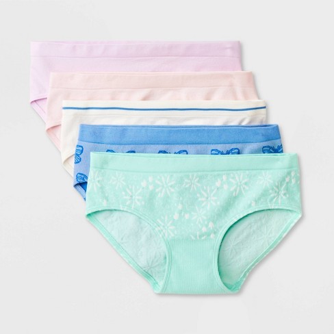 4 Ruffle Girls Panties Kids Preteen Toddler Underwear Solid Cotton
