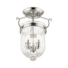 Livex Lighting Coventry 3 - Light Flush Mount in  Polished Nickel - 2 of 4