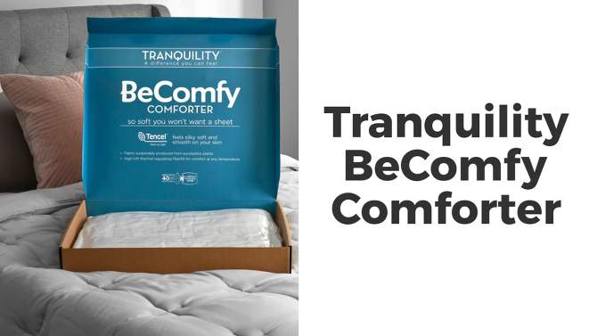 300 Thread Count BeComfy Comforter - Tranquility, 2 of 8, play video