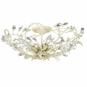 Vaxcel Jardin 4 - Light Flush Mount in  French Cream - 1 of 4