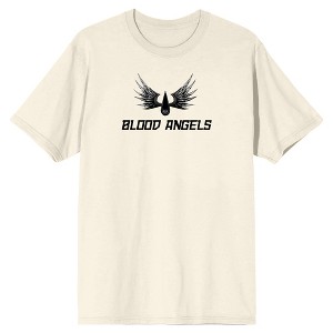 Warhammer 40000 BloodAngels Men's Natural Raw Graphic Tee - 1 of 4