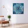 Mandala in Blue II by Danhui Nai Unframed Wall Canvas - iCanvas - 3 of 4