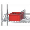 Quantum Storage Systems Back Ledge, 72"W X 4"H, Chrome Plated Finish - 2 of 3