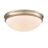 Millennium Lighting 3 - Light Flush Mount in  Modern Gold - 3 of 4