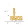 Black Bow Jewelry 14k Yellow Gold Paris Eiffel Tower Pendant - 3 of 4