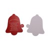 Unique Bargains Christmas Stickers for Ceramic Glass Metal Paper Plastic Peel Red White 1Set - 4 of 4