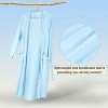 Catalonia Womens Comfy Lightweight Summer Long Robe, Ultra-Soft Breathable Bathrobe with Pockets, Shawl Collar Women Matching Robes, Gift for Moms - 3 of 4