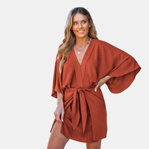 Women's Surplice Mini Dress - Cupshe - 1 of 4