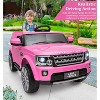 12V Licensed Land Rover Kids Ride On Truck, Electric Car w/Remote, 3 Speeds, Suspension, LED Lights, Bluetooth Music - 2 of 4