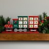 Northlight 16.5" Locomotive Train Wooden Christmas Advent Calendar - 2 of 4