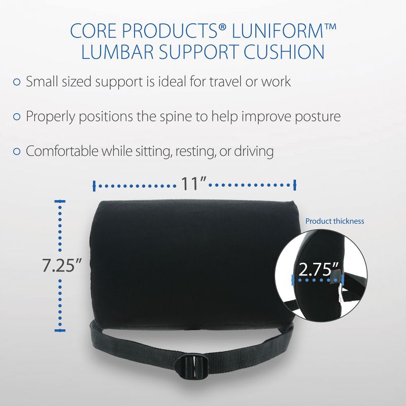 Core Products Luniform Lumbar Support Cushion, 5 of 6