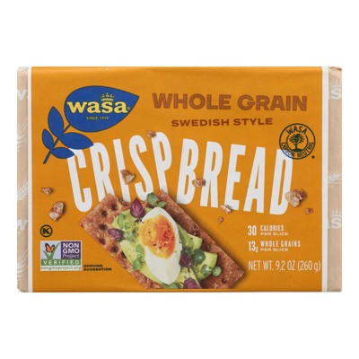 Wasa Whole Grain Crispbread - Case Of 12/9.2 Oz : Target