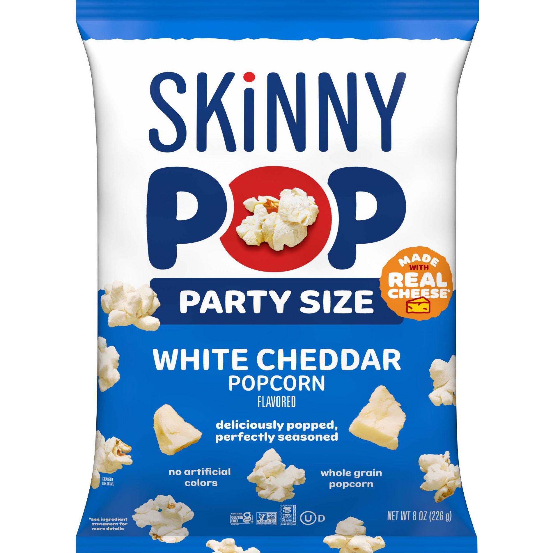 SkinnyPop White Cheddar Popcorn - 8oz