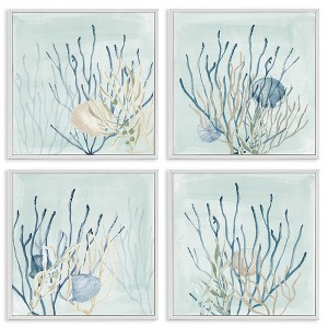 Stupell Industries Swimming Underwater Sea Life Coral, 12" x 12" - 1 of 4