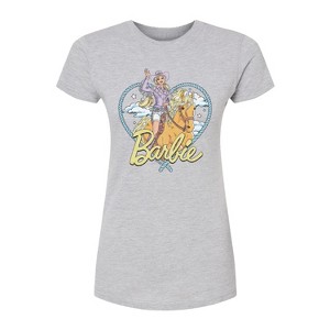 Women's - Barbie - Western Heart Fitted Graphic T-Shirt - 1 of 2