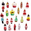 Kurt Adler Petite Treasures Miniature Glass Christmas Ornaments, 20-Piece Boxed Set - 3 of 4