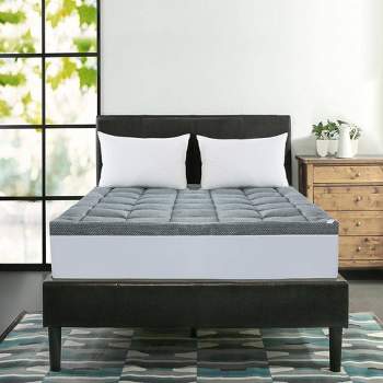 Queen Charcoal Infused Mattress Topper - St. James Home