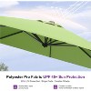 PURPLE LEAF 8 Feet Patio Umbrella Outdoor Cantilever Square Umbrella Aluminum Offset Umbrella with 360-degree Rotation for Garden Deck Pool Patio - 4 of 4