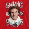 Men's Elf Smiling Is My Favorite Crewneck Sweatshirt - 2 of 4