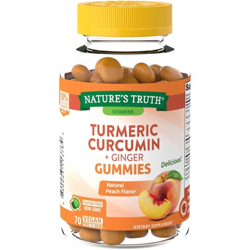 Nature S Truth Turmeric Ginger Gummies 70ct Target