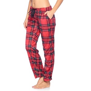 Ashford & Brooks Women's Plush Mink Fleece Pajama Sleep Pants - 1 of 4