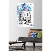 Trends International Star Wars: Original Trilogy - R2D2 Watercolor Unframed Wall Poster Prints - 2 of 4